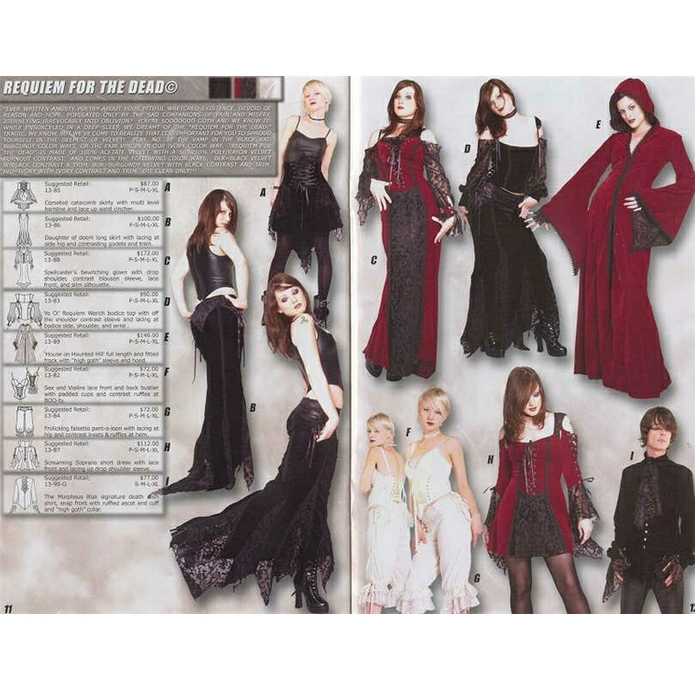 lip service black and burgundy dress Vintage LiL' Black Rocker Dress main image 0